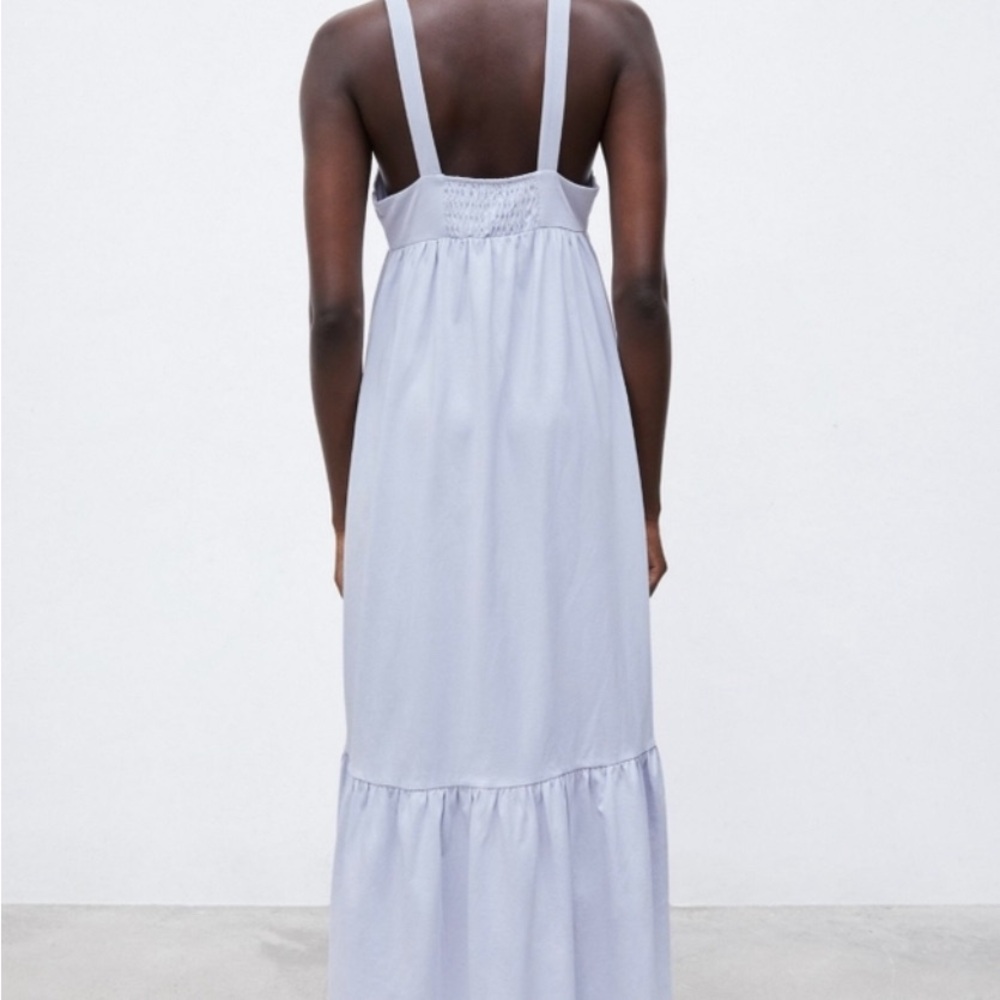 Zara Light Blue Maxi Dress - Picture 11 of 11